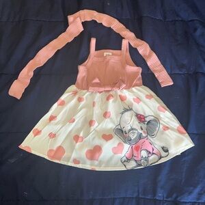 Baby girl dress with matching headband size 6-9 months small pen mark (pictured)